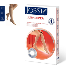 將圖片載入圖庫檢視器 JOBST® UltraSheer Compression Stockings, 15-20 mmHg, NATURAL, Knee high 醫療級壓力襪(美國治療師推薦) (入門級肉色膝下款)
