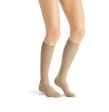JOBST® UltraSheer Compression Stockings,靜脈/水腫醫用壓力襪, 20-30 mmHg, NATURAL, Knee high(美國治療師推薦) (進階版肉色膝下款)