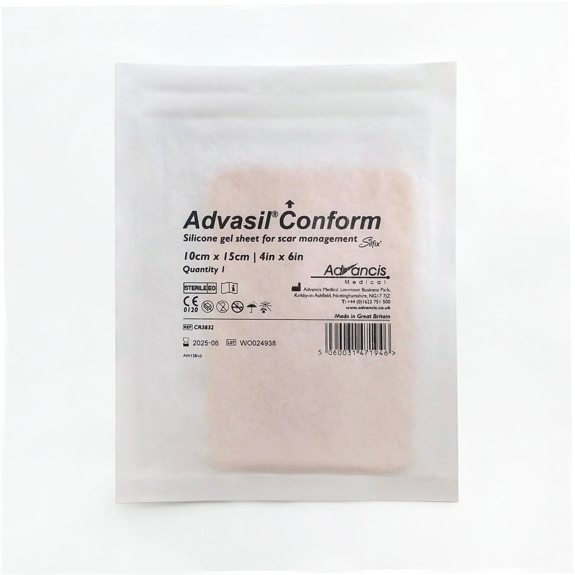 Advasil® Conform 康舒膚除疤矽膠片