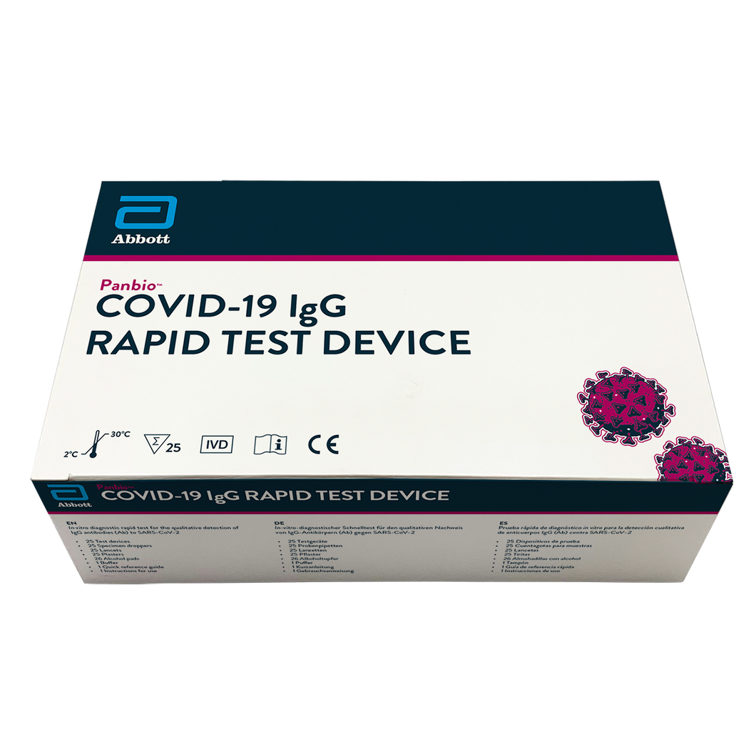 美國雅培PANBIO COVID-19 IgG 快速檢測裝置