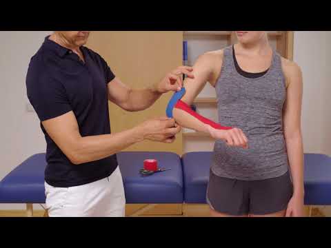 IHEALSMART - 在肘關節使用 Leukotape® K 運動貼布技巧